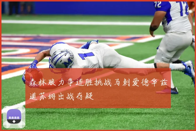 森林狼力争连胜挑战马刺爱德华兹道苏姆出战存疑
